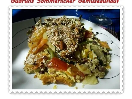Gemüse: Sommerlicher Gemüseauflauf - Rezept