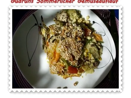 Gemüse: Sommerlicher Gemüseauflauf - Rezept - Bild Nr. 17