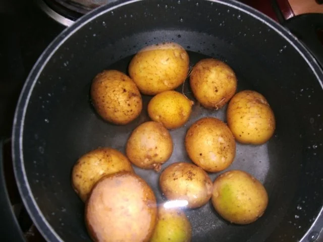 Fisch in Weißwein-Sahne Sauce mit Sesambratlingen - Rezept - Bild Nr. 4