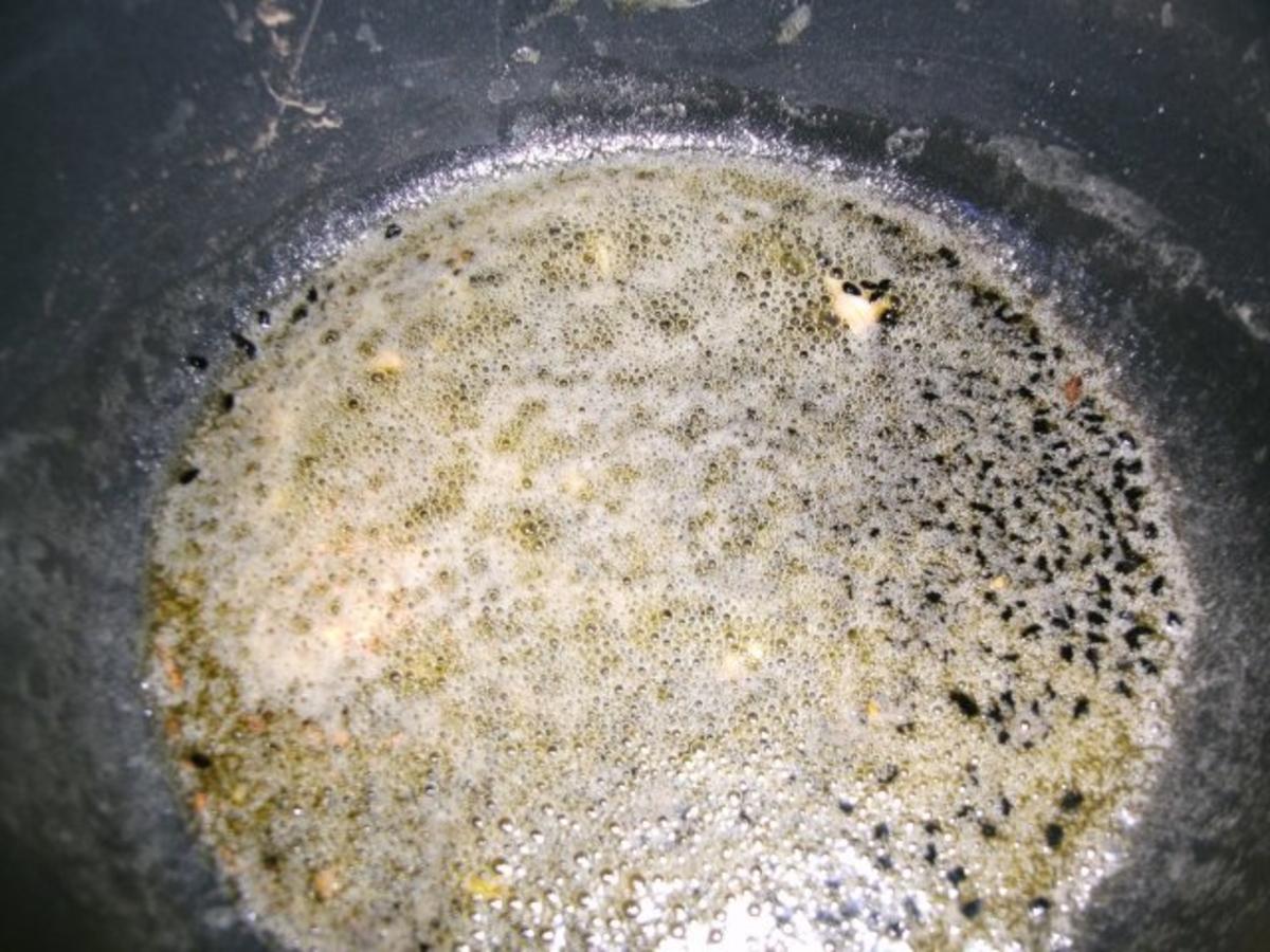 Fisch in Weißwein-Sahne Sauce mit Sesambratlingen - Rezept - Bild Nr. 12