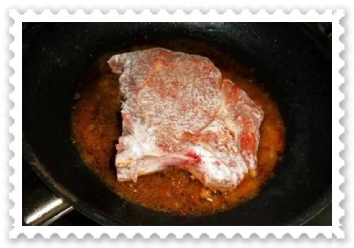 Saftiges Schweinekotelett  mit Kartoffel – Radieschen – Salat - Rezept - Bild Nr. 6