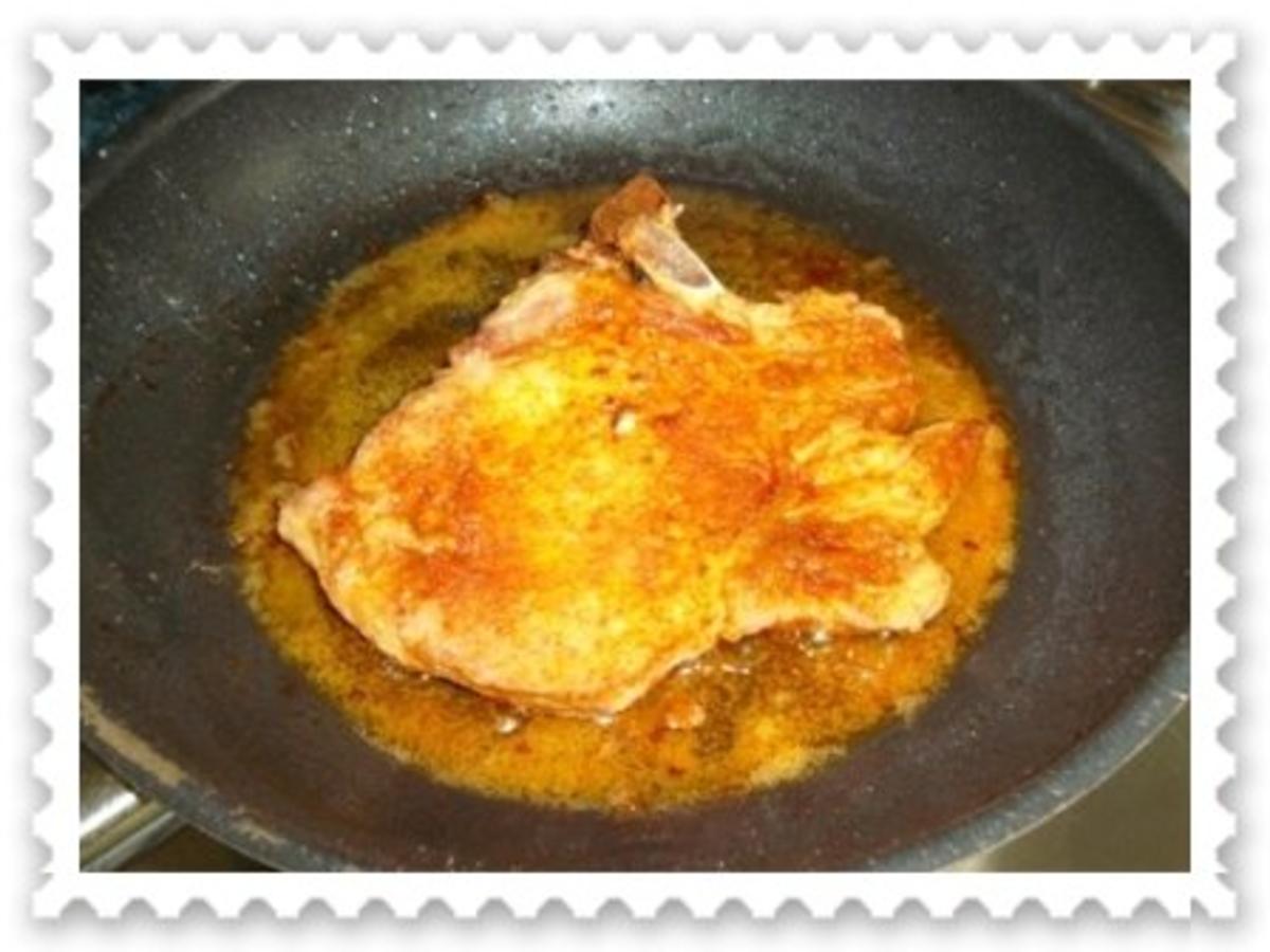 Saftiges Schweinekotelett  mit Kartoffel – Radieschen – Salat - Rezept - Bild Nr. 7
