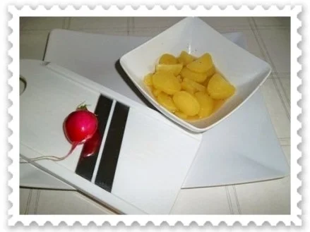 Saftiges Schweinekotelett  mit Kartoffel – Radieschen – Salat - Rezept - Bild Nr. 9