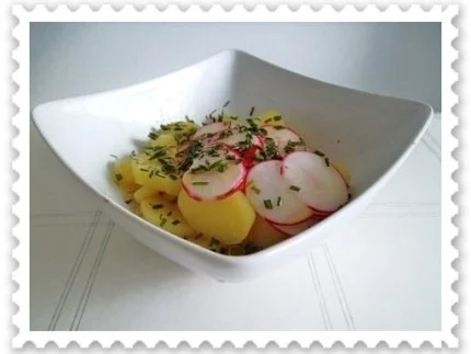 Saftiges Schweinekotelett  mit Kartoffel – Radieschen – Salat - Rezept - Bild Nr. 12