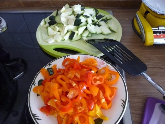 Vegan : Knoblauch - Gemüsenudeln - Rezept - Bild Nr. 5