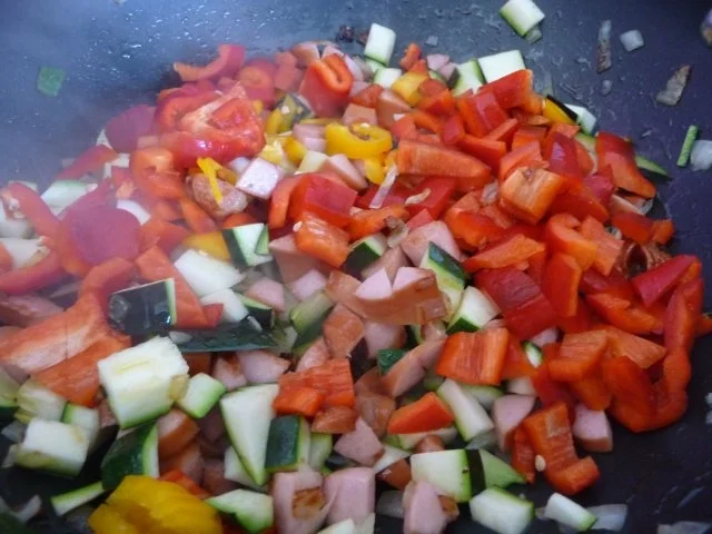 Unter 30 Minuten : Bunte Pastapfanne - Rezept - Bild Nr. 7