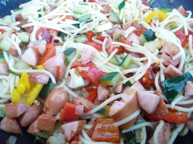 Unter 30 Minuten : Bunte Pastapfanne - Rezept - Bild Nr. 8