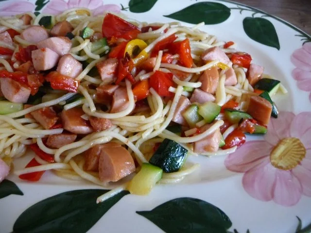 Unter 30 Minuten : Bunte Pastapfanne - Rezept - Bild Nr. 3