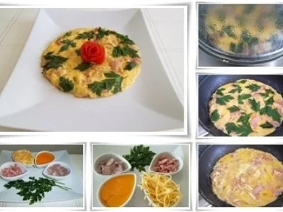 Sommeromelett mit viel  Petersilie - Rezept - Bild Nr. 3