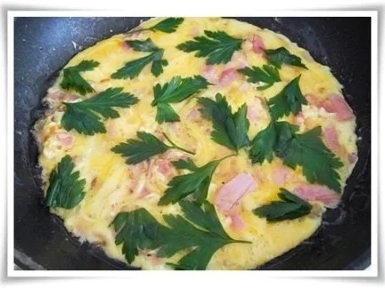 Sommeromelett mit viel  Petersilie - Rezept - Bild Nr. 12