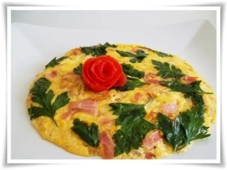 Sommeromelett mit viel  Petersilie - Rezept - Bild Nr. 2