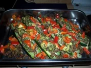 Gefüllte Zucchini aus dem Ofen - Rezept