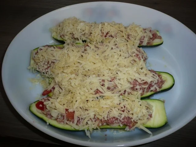 Zucchini herzhaft gefüllt. - Rezept - Bild Nr. 3