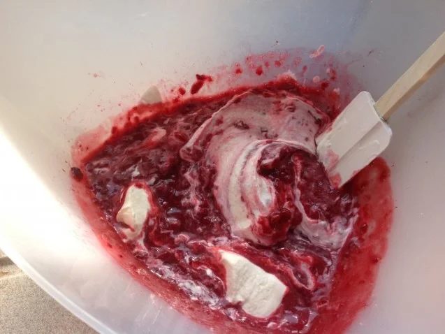 Mhh... Schlemmer-Himbeer-Quark-Eis für die Eismaschine auch als Sorbet - Rezept - Bild Nr. 3