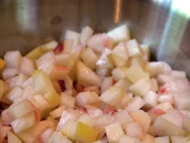 Rezept: Hähnchenbrust mit einer Salsa aus wilden Pfirsichen und Kumato-Tomaten Bild Nr. 3 Hähnchenbrust mit einer Salsa aus wilden Pfirsichen und Kumato-Tomaten - Rezept - Bild Nr. 3