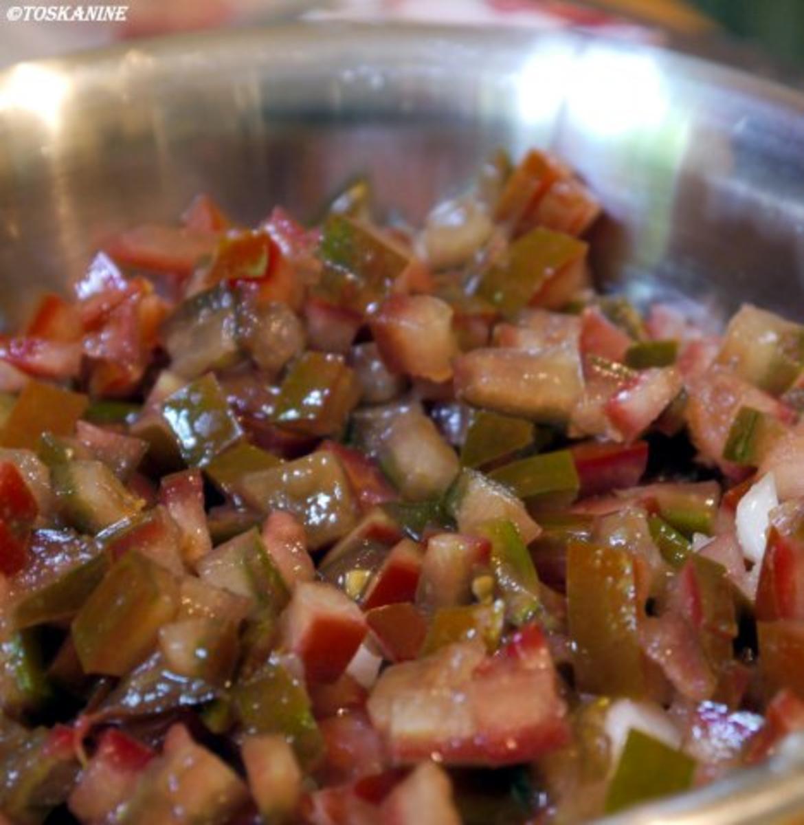 Hähnchenbrust mit einer Salsa aus wilden Pfirsichen und Kumato-Tomaten - Rezept - Bild Nr. 5