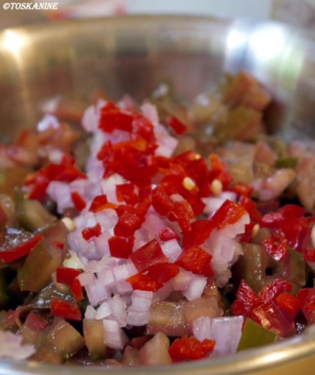 Hähnchenbrust mit einer Salsa aus wilden Pfirsichen und Kumato-Tomaten - Rezept - Bild Nr. 7