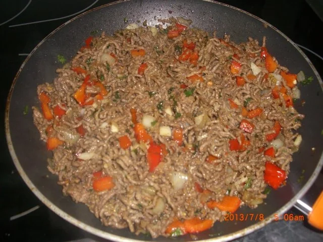 Rezept: Aubergine fein gefüllt Bild Nr. 4 Aubergine fein gefüllt - Rezept - Bild Nr. 4