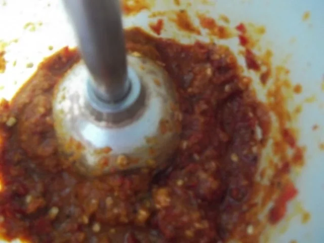 Rezept: scharfe Knoblauchsoße frisch gehext Bild Nr. 5 scharfe Knoblauchsoße frisch gehext - Rezept - Bild Nr. 5