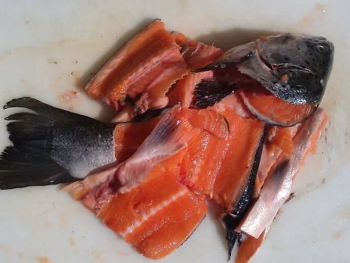 Pasta mit Salm   ( Lachs ) - Rezept - Bild Nr. 9