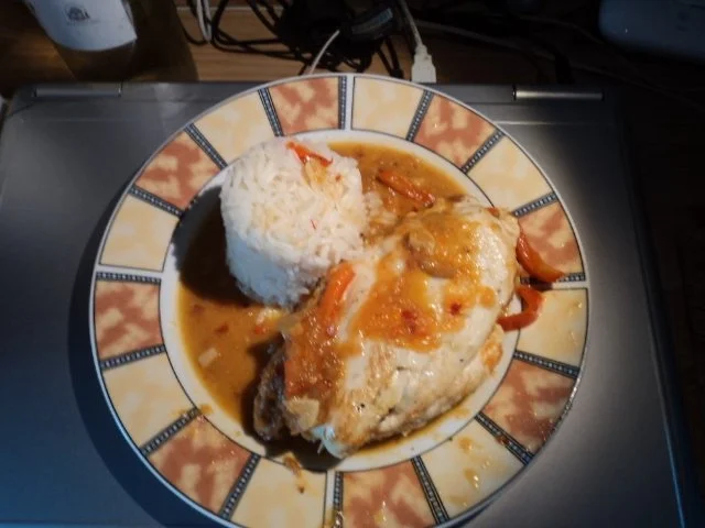 Rezept: Huehnerfilet mit Mango/Paprika Bild Nr. 2 Huehnerfilet mit Mango/Paprika - Rezept - Bild Nr. 2