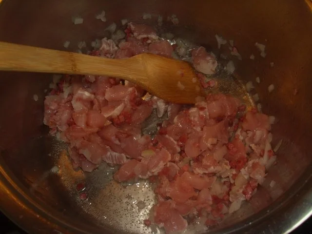 Rezept: Pasta in Puten-Champignon-Käsesoße Bild Nr. 4 Pasta in Puten-Champignon-Käsesoße - Rezept - Bild Nr. 4