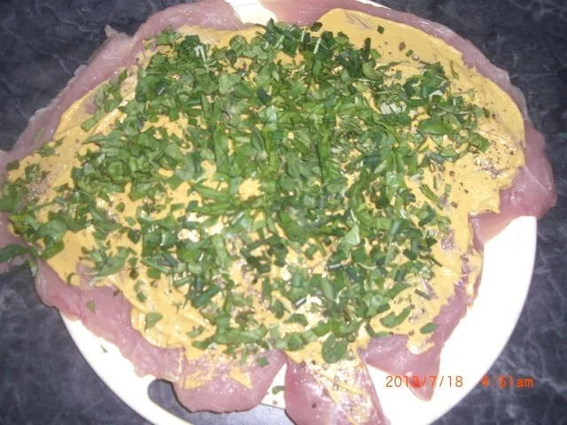 Pikanter- mediterran angehauchter  Putenrollbraten in Zwiebel-Kräuter-Steinpilzsauce - Rezept - Bild Nr. 3