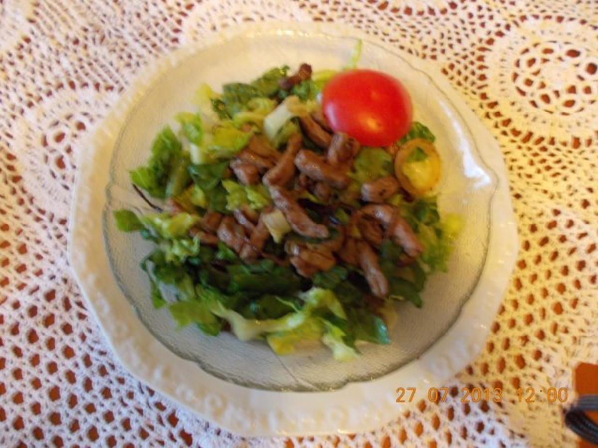 Bilder für Rinderminutensteak mitSalat - Rezept