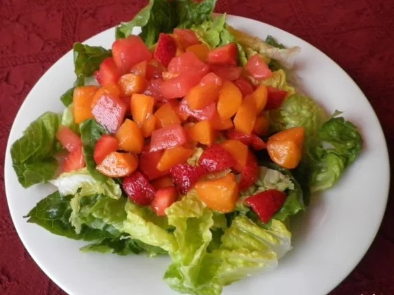 Rezept: Fruchtiger Sommersalat ... Bild Nr. 2 Fruchtiger Sommersalat ... - Rezept - Bild Nr. 2