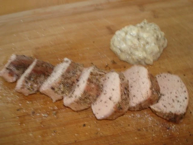 Rezept: Schweinefilet mit Auberginenmus Bild Nr. 5 Schweinefilet mit Auberginenmus - Rezept - Bild Nr. 5