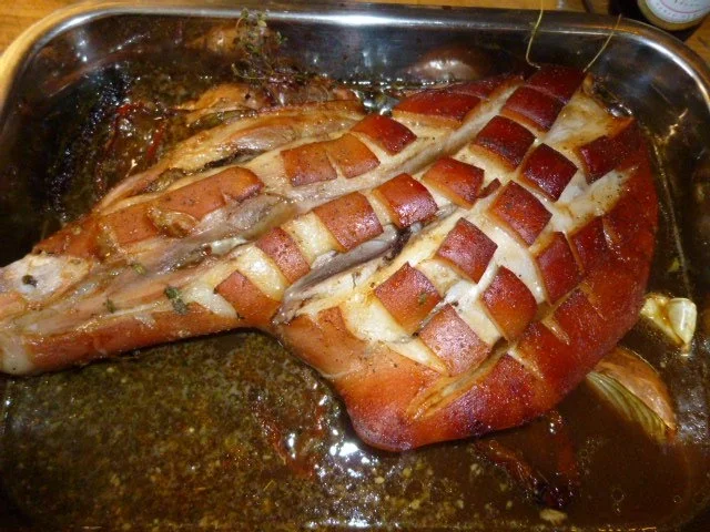 Spanferkelschulter in Biersoße - Rezept - Bild Nr. 3