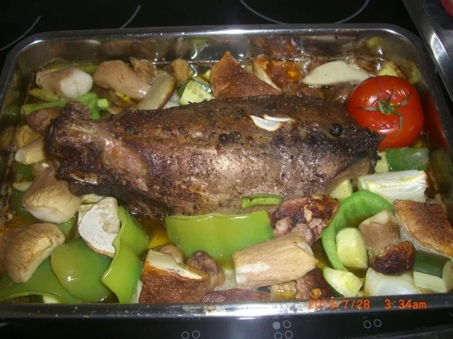 Rehrücken mit knackigem Gemüse und Steinpilzen - Rezept - Bild Nr. 6