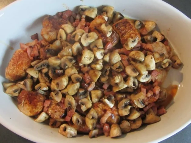 Filettopf mit Cocktailwürstchen und Speck - Rezept - Bild Nr. 6