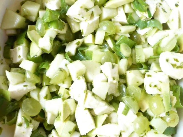 Rezept: Apfel - Mozzarella Salat Apfel - Mozzarella Salat - Rezept