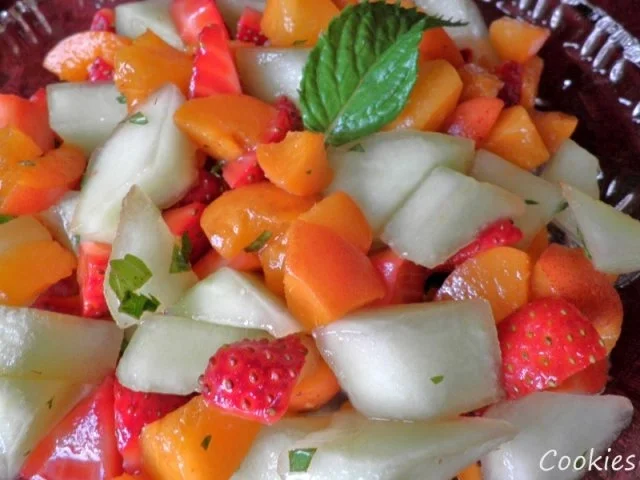 Rezept: Sommerlicher Obstsalat Bild Nr. 9 Sommerlicher Obstsalat - Rezept - Bild Nr. 9
