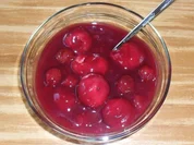 Kirschsuppe mit Klüten - Rezept