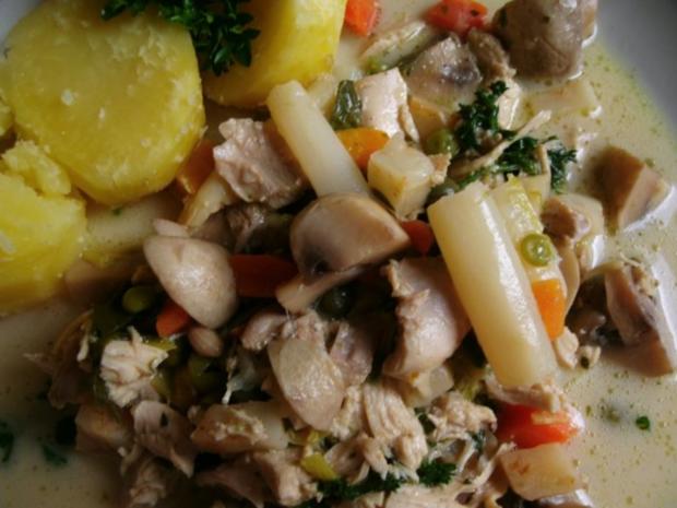 sommerliches Frikassee mit Gemüse - Rezept - kochbar.de