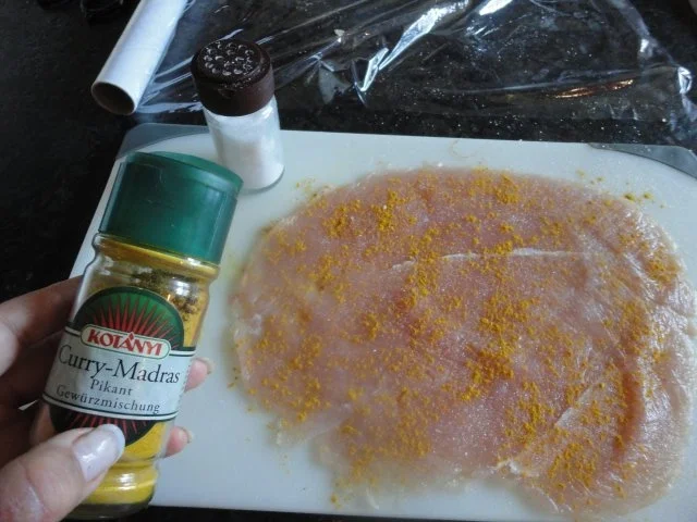 Rezept: fruchtige Puten Rouladen an Rucola Püree Bild Nr. 3 fruchtige Puten Rouladen an Rucola Püree - Rezept - Bild Nr. 3