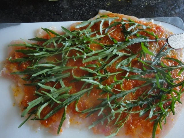 Rezept: fruchtige Puten Rouladen an Rucola Püree Bild Nr. 5 fruchtige Puten Rouladen an Rucola Püree - Rezept - Bild Nr. 5