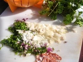 Pfifferlinge in Rahm mit Pellkartoffeln - Rezept - Bild Nr. 5