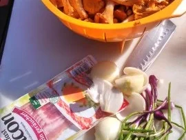 Pfifferlinge in Rahm mit Pellkartoffeln - Rezept - Bild Nr. 6