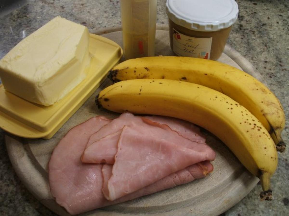 Fleisch: Bananen im Schinkenkleid - Rezept - Bild Nr. 2