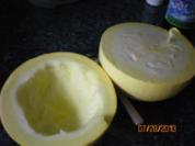 Gebackener und gefüllter Kürbis - Rezept
