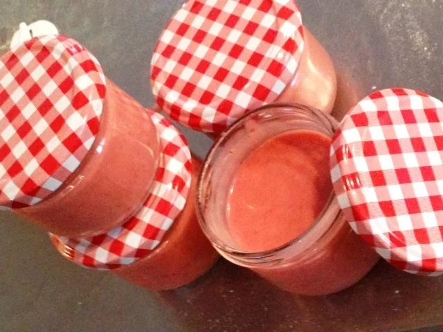 Mini-Bananen-Erdbeercreme aus dem Kühlschrank - Rezept