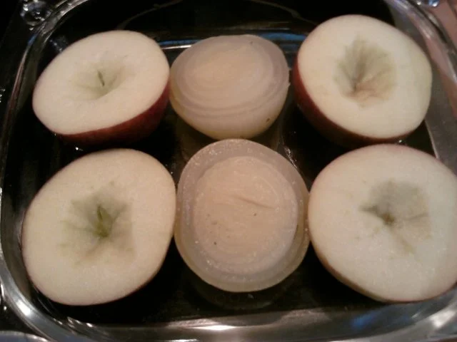 "Gefüllte Äpfel und Zwiebeln- überbacken" alla Trapper - Rezept - Bild Nr. 5