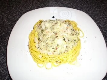 Rezept: Spaghetti Safran Spaghetti Safran - Rezept