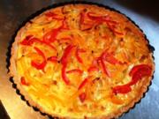 Bunte Paprikaquiche - Rezept