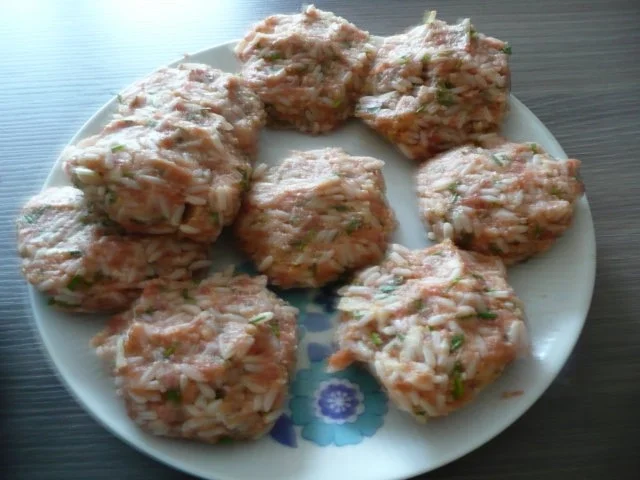 Reis - Burger an "Fußballgemüse" - Rezept - Bild Nr. 2