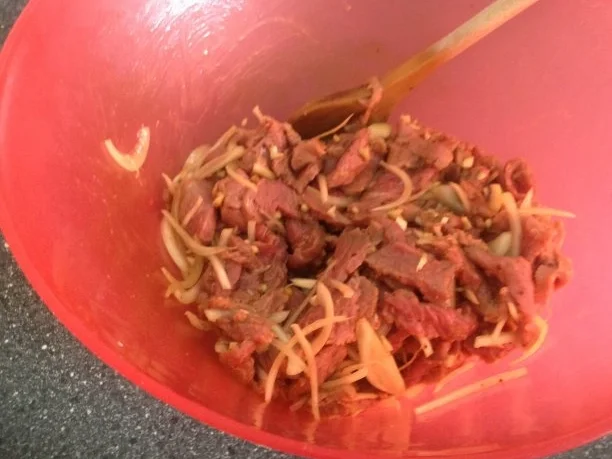 Rezept: Rindfleisch in "Schawarma - Style" Bild Nr. 7 Rindfleisch in "Schawarma - Style" - Rezept - Bild Nr. 7