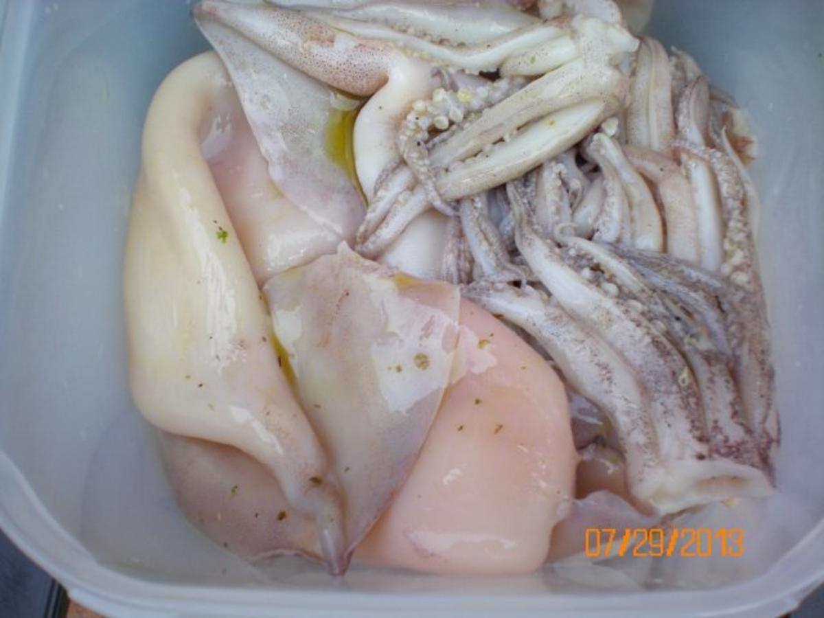 Fisch: Kalmare gegrillt - Rezept - Bild Nr. 2